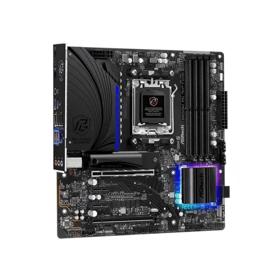 МАТЕРИНСКАЯ ПЛАТА ASROCK B650M PG RIPTIDE, AM5, AMD B650, MICRO-ATX