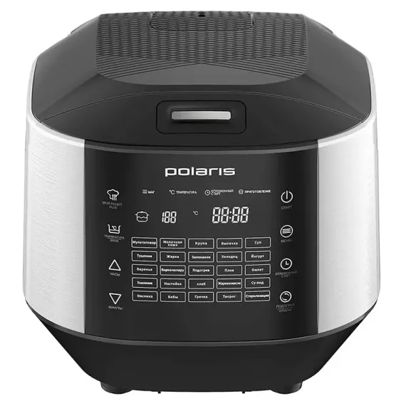 APARAT DE GATIT MULTIFUNCTIONAL POLARIS PMC 0487AD, NEGRU ARGINTIU