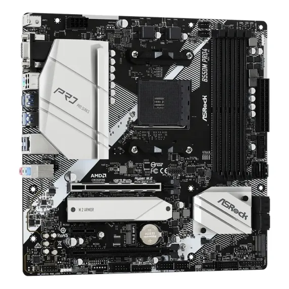 МАТЕРИНСКАЯ ПЛАТА ASROCK B550M PRO4, AM4, AMD B550, MICRO-ATX