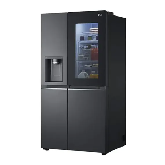 ХОЛОДИЛЬНИК LG GSXV91MCAE, DOORCOOLING+, ЧЁРНЫЙ