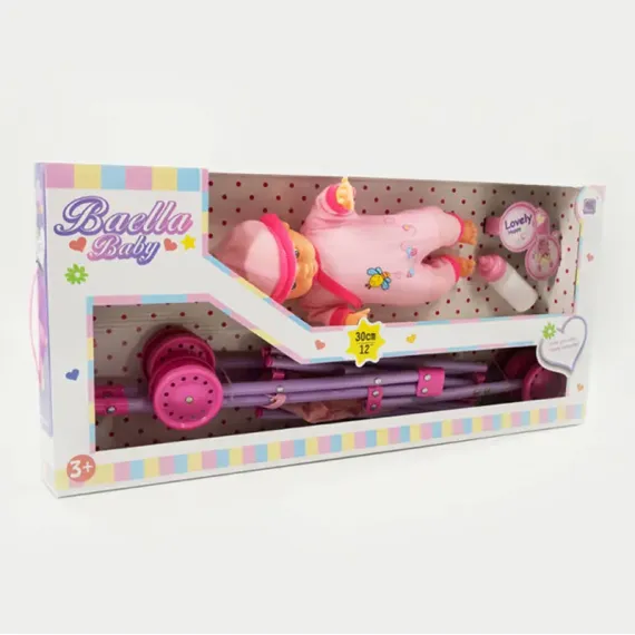 КУКЛА С КОЛЯСКОЙ BAELLA BABY ICOM 7127803