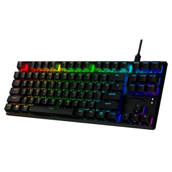 КЛАВИАТУРА HYPERX ALLOY ORIGINS CORE PBT, ПРОВОДНОЕ, ЧЁРНЫЙ