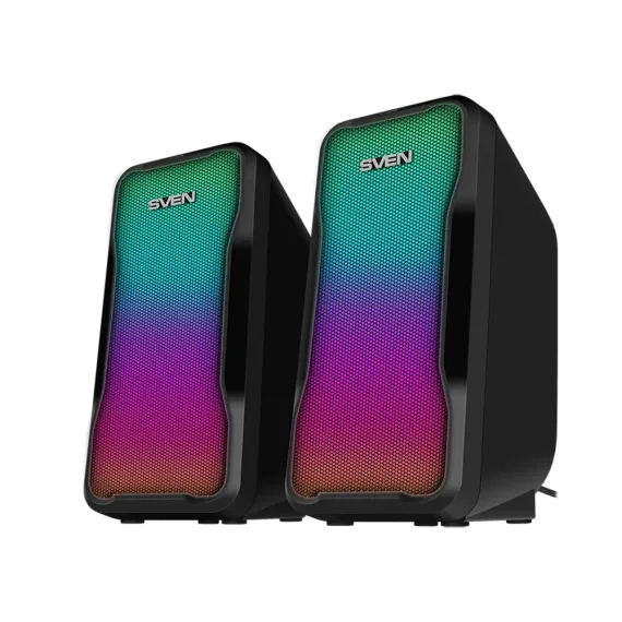 КОМПЬЮТЕРНЫЕ КОЛОНКИ 2.0 SVEN "435", ЧЁРНЫЙ