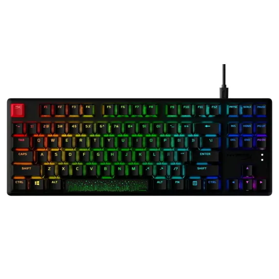 КЛАВИАТУРА HYPERX ALLOY ORIGINS CORE PBT, ПРОВОДНОЕ, ЧЁРНЫЙ