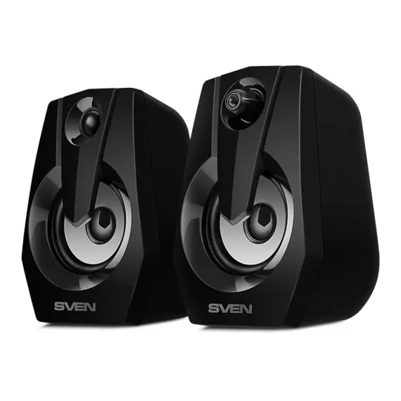 КОМПЬЮТЕРНЫЕ КОЛОНКИ 2.0 SVEN "370", ЧЁРНЫЙ