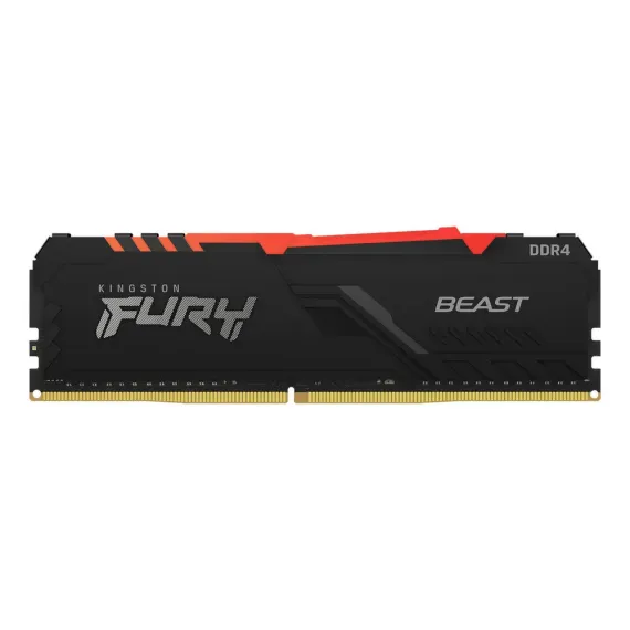 MEMORIE RAM KINGSTON FURY BEAST RGB, DDR4 SDRAM, 3200 MHZ, 16GB, KF432C16BBAK2/16