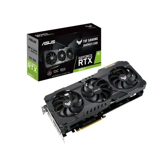 ВИДЕОКАРТА ASUS TUF-RTX3060TI-O8GD6XGAMING,  8GB GDDR6 256БИТ