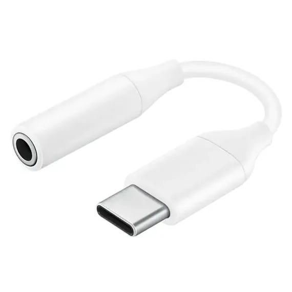 АУДИО АДАПТЕР SAMSUNG EE-UC10JUWRGRU, USB TYPE-C/3.5 MM (F), БЕЛЫЙ
