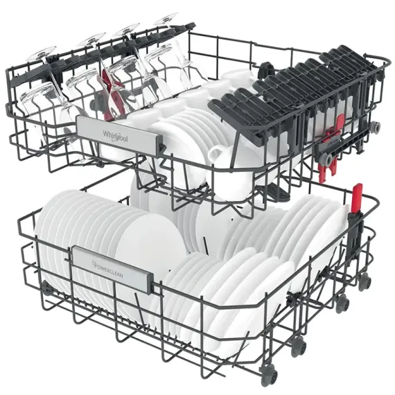 ПОСУДОМОЕЧНАЯ МАШИНА WHIRLPOOL WIO 3T133 PLE, НЕРЖАВЕЮЩАЯ СТАЛЬ