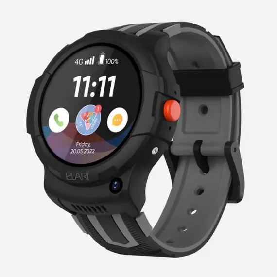 ДЕТСКИЕ ЧАСЫ ELARI KIDPHONE 4G WINK, ЧЁРНЫЙ