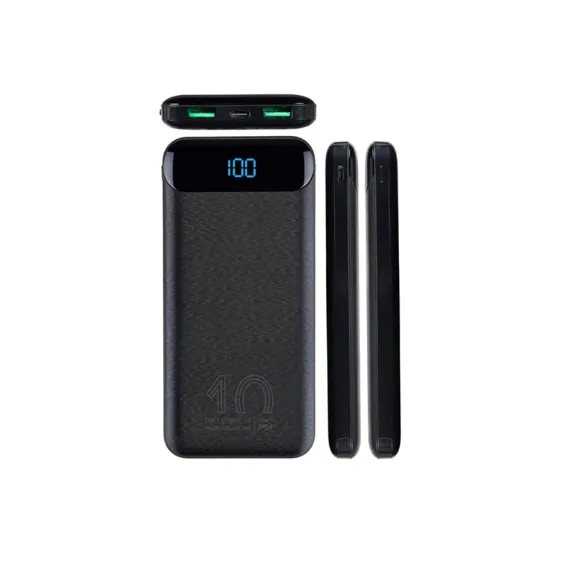 ACUMULATOR EXTERN RIVACASE VA2540, 10000MAH, NEGRU