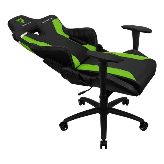 SCAUN GAMING THUNDERX3 TC3, PU PIELE, NEGRU/VERDE