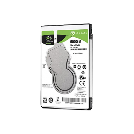 2.5" HDD 500GB SEAGATE BARRACUDA 5400RPM, 128MB, 7 MM, SATAIII, ST500LM030