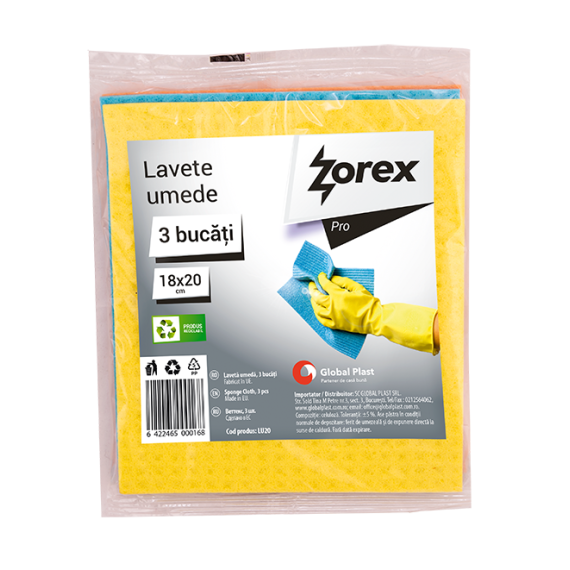LAVETA  ZOREX CAUC.3BUC 18X20CM