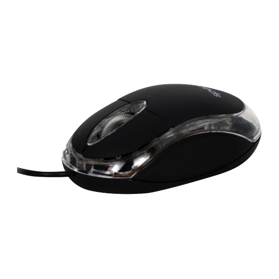MOUSE SPACER OPTIC LED ALBASTRU BLACK USB SPMO-080