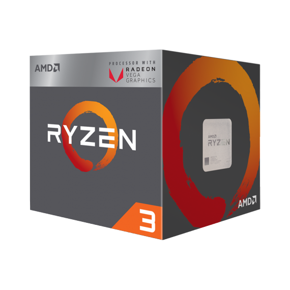 CPU AMD RYZEN 3 2200G, SOCKET AM4, BOX  YD2200C5FBBOX