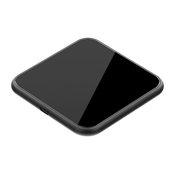WIRELESS FAST CHARGING PAD TELLUR, ULTRA-SLIM, INPUT: MICRO-USB, CHARGING FOR ALL QI, 10W,  BLACK  TLL151241