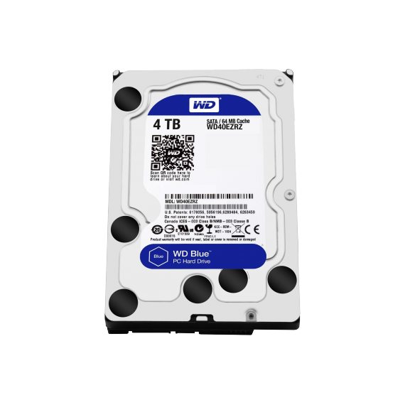 3.5" HDD 4.0TB  WESTERN DIGITAL BLUE, 5400RPM, 64MB, SATAIII WD40EZRZ