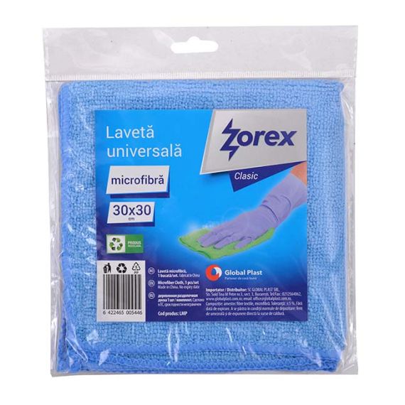 LAVETA ZOREX MICROFIBRA 30X30CM