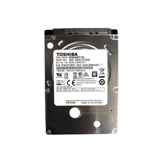 2.5" HDD 1.0TB TOSHIBA 5400RPM, 128MB, 7 MM, SATAIII, MQ04ABF100