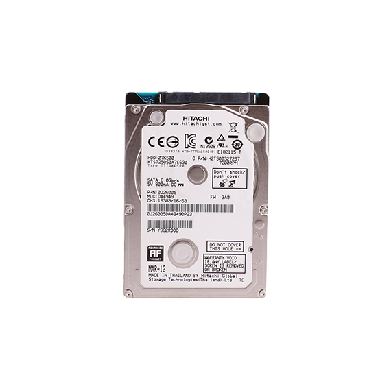 2.5" HDD 500GB  HITACHI TRAVELSTAR Z5K500, 5400RPM, 8MB, 7MM, SATAIII 0J38065