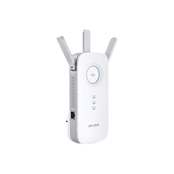 TP-LINK RE450 AC1750 DUAL BAND WIRELESS WALL PLUGGED RANGE EXTENDER, QUALCOMM, 1300MBPS AT 5GHZ + 450MBPS AT 2.4GHZ, 802.11AC/A/B/G/N, 1 10/100/1000M
