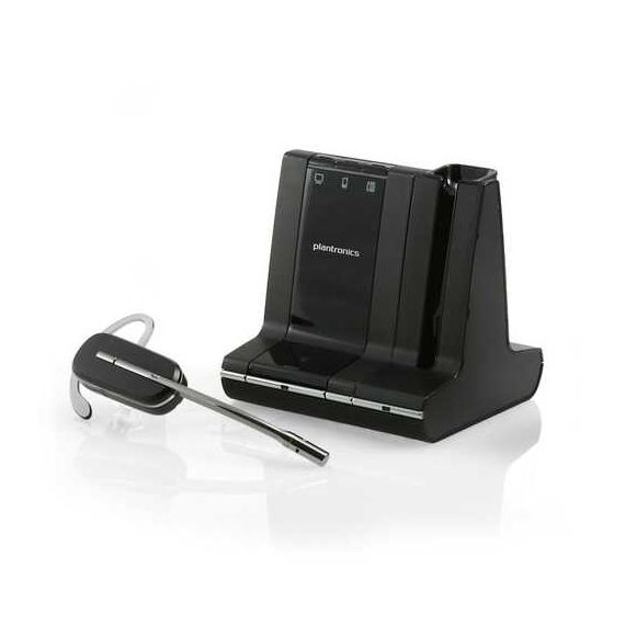 CASCA BLUETOOTH PLANTRONICS HEADSET SAVI W740 3 IN 1 CONVERTIBLE - BLACK (83542-12)