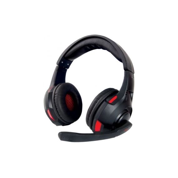 HEADSET GAMING ESPERANZA STRYKER EGH370, BLACK/RED, 2X MINI JACK 3.5MM, DRIVERS 40MM, VOLUME CONTROL, CABLE LENGTH 2M, WEIGHT 250G