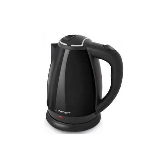 KETTLE ESPERANZA VICTORIA EKK013K BLACK, 1800W, INOX, 1.8 L, CONCEALED HEATING ELEMENT, 360° SWIVEL BASE, AUTO SHUT-OFF AFTER BOILING