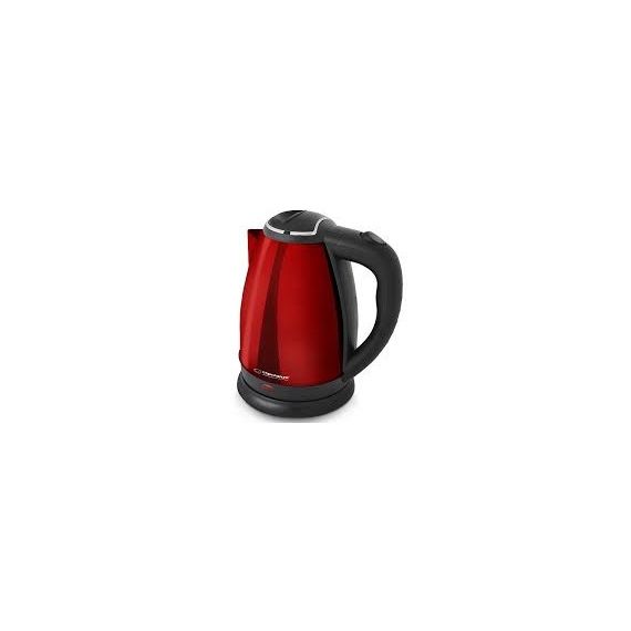 KETTLE ESPERANZA VICTORIA EKK013R RED, 1800W, INOX, 1.8 L, CONCEALED HEATING ELEMENT, 360° SWIVEL BASE, AUTO SHUT-OFF AFTER BOILING