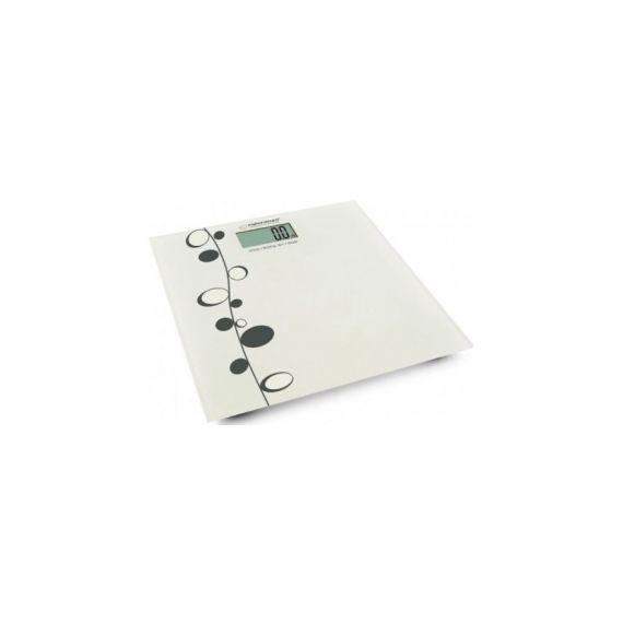 BATH SCALE ESPERANZA ZUMBA EBS005 WHITE, EQUIPPED WITH FOUR HIGH PRECISION STRAIN GAUGE SENSORS, CAPACITY 180KG /396LB, DIVISION 100 G/0.2LB, POWER SA