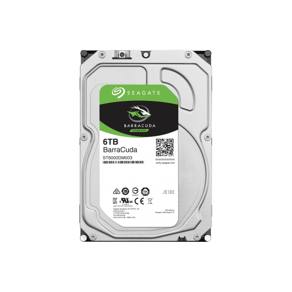 3.5" HDD 6.0TB  SEAGATE BARRACUDA COMPUTE, 7200RPM, 64MB, SATAIII ST6000DM003