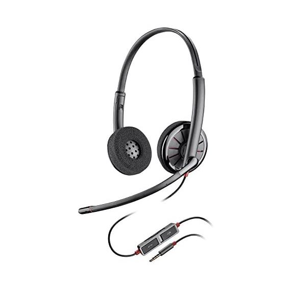CASCA PLANTRONICS CALL CENTER BLACKWIRE 225, 3.5MM JACK, STEREO(205204-02)