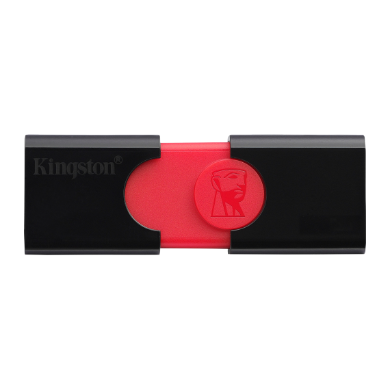32GB  USB3.1  KINGSTON DATATRAVELER 106 BLACK   (READ 100 MBYTE/S, WRITE 15 MBYTE/S)  DT106/32GB