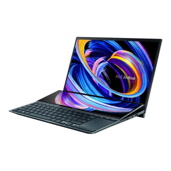 НОУТБУК 14 ASUS ZENBOOK DUO UX482EG, CELESTIAL BLUE, INTEL CORE I7-1165G7, 16ГБ/512ГБ, WINDOWS 10 PRO 64-BIT