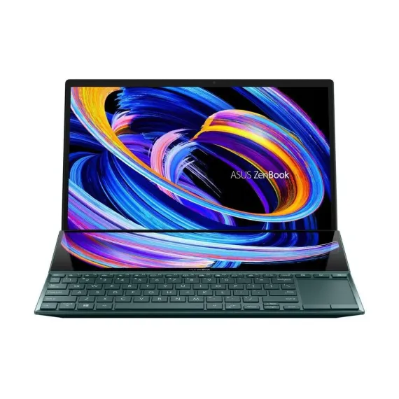 НОУТБУК 14 ASUS ZENBOOK DUO UX482EG, CELESTIAL BLUE, INTEL CORE I7-1165G7, 16ГБ/512ГБ, WINDOWS 10 PRO 64-BIT