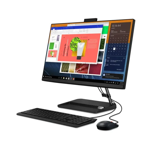 МОНОБЛОК LENOVO IDEACENTRE 5 24ALC6, 23,8", AMD RYZEN 7 5700U, 16ГБ/1024ГБ, БЕЗ ОС, ЧЁРНЫЙ
