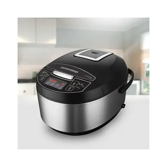 APARAT DE GATIT MULTIFUNCTIONAL REDMOND RMC-M4512, NEGRU / OTEL INOXIDABIL