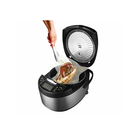 APARAT DE GATIT MULTIFUNCTIONAL REDMOND RMC-M4512, NEGRU / OTEL INOXIDABIL