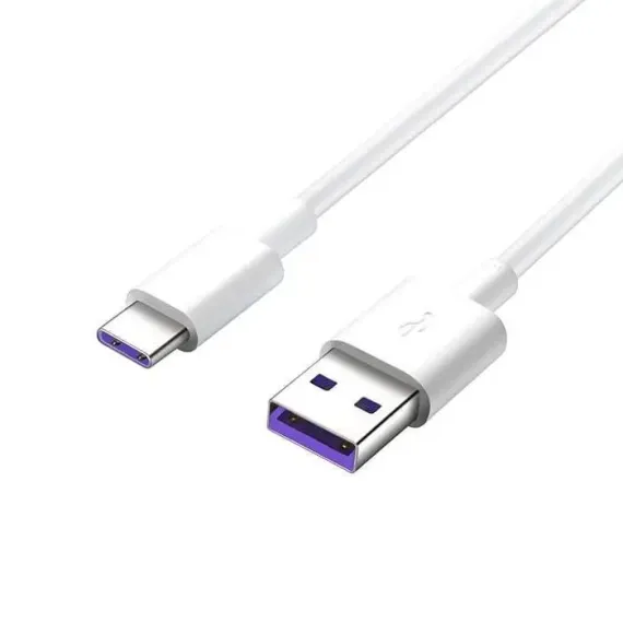 CABLU INCARCARE SI SINCRONIZARE HUAWEI AP71, USB TYPE-A/USB TYPE-C, 1M, ALB
