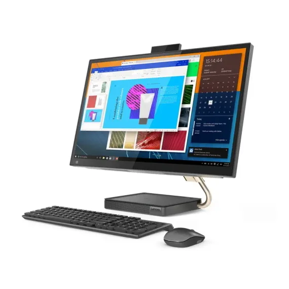 МОНОБЛОК LENOVO IDEACENTRE 5 27IOB6, 27", INTEL CORE I5-10400T, 16ГБ/512ГБ, WINDOWS 11 HOME, СЕРЫЙ