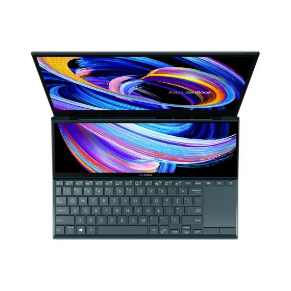 НОУТБУК 14 ASUS ZENBOOK DUO UX482EG, CELESTIAL BLUE, INTEL CORE I7-1165G7, 16ГБ/512ГБ, WINDOWS 10 PRO 64-BIT