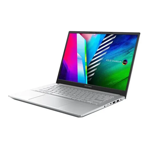 НОУТБУК 14" ASUS VIVOBOOK PRO 14 OLED M3401QA, COOL SILVER, AMD RYZEN 5 5600H, 8ГБ/256ГБ, БЕЗ ОС