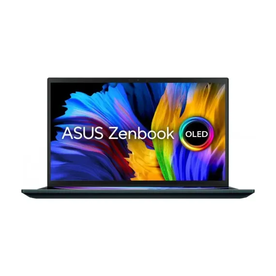 НОУТБУК 15,6" ASUS ZENBOOK PRO DUO 15 OLED UX582HM, CELESTIAL BLUE, INTEL CORE I7-11800H, 16ГБ/1024ГБ, WINDOWS 11 PRO 64-BIT