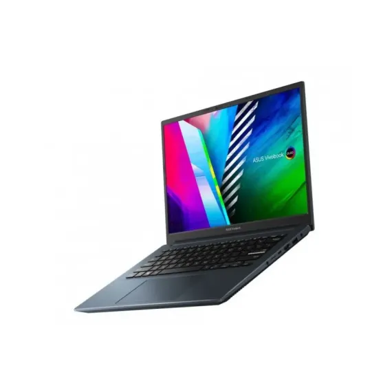 НОУТБУК 14" ASUS VIVOBOOK PRO 14 OLED M3401QA, QUIET BLUE, AMD RYZEN 5 5600H, 8ГБ/256ГБ, БЕЗ ОС