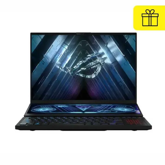 ИГРОВОЙ НОУТБУК 16" ASUS ROG ZEPHYRUS DUO 16 GX650RX, ЧЁРНЫЙ, AMD RYZEN 9 6900HX, 32ГБ/4096ГБ, WINDOWS 11 HOME