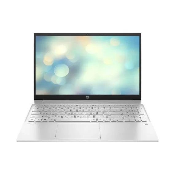 НОУТБУК 15,6 HP PAVILION 15-EH1038UR, NATURAL SILVER, AMD RYZEN 7 5700U, 16ГБ/512ГБ, FREEDOS