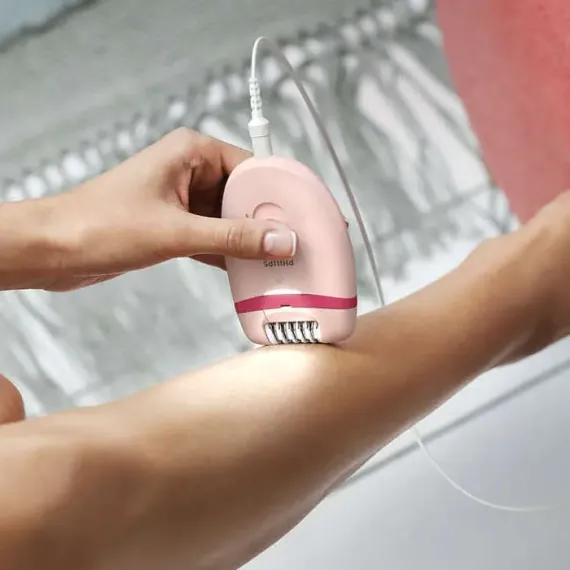 ЭПИЛЯТОР PHILIPS BRE285/00, РОЗОВЫЙ