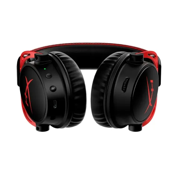 CASTI GAMING HYPERX CLOUD ALPHA WIRELESS, FARA FIR, NEGRU/ROSU