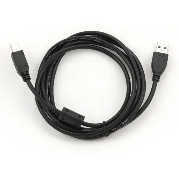 CABLU DE DATE PENTRU PERIFERICE CABLEXPERT CCFB-USB2-AMBM-1.5M, USB TYPE-A/USB TYPE-B, 1,5M, NEGRU
